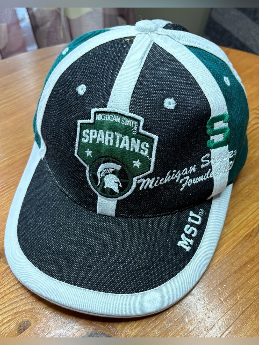 Vintage 90’s Steve & Barry's Michigan State Spartans NCAA Fitted Hat Size 7 1/2